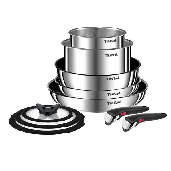 Sada nádobí Tefal Emotion L897AS74, 10 ks nerez
