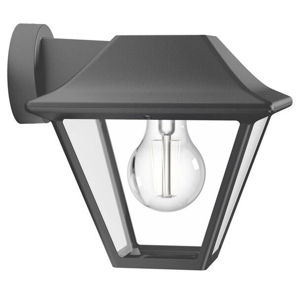 Nástěnné svítidlo Philips Alpenglow, 1xE27 - antracitové 


