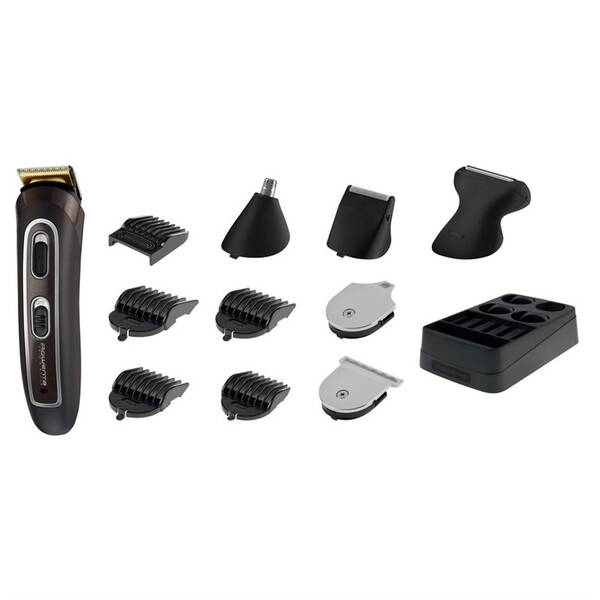 Zastřihovač multifunkční Rowenta TRIM&STYLE 12V1 TN9160F1 černý/zlatý

