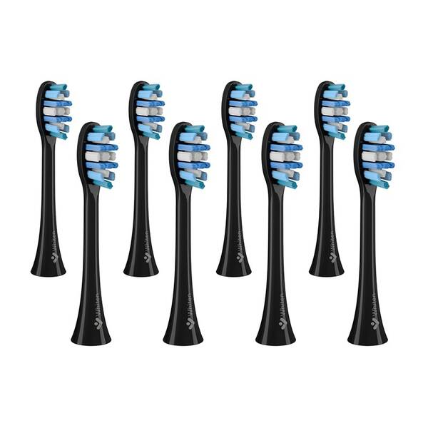 Náhradní hlavice TrueLife SonicBrush Clean-series heads Whiten black 8 pack černá

