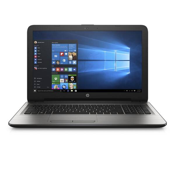 Notebook HP 15-ay101nc stříbrná barva
