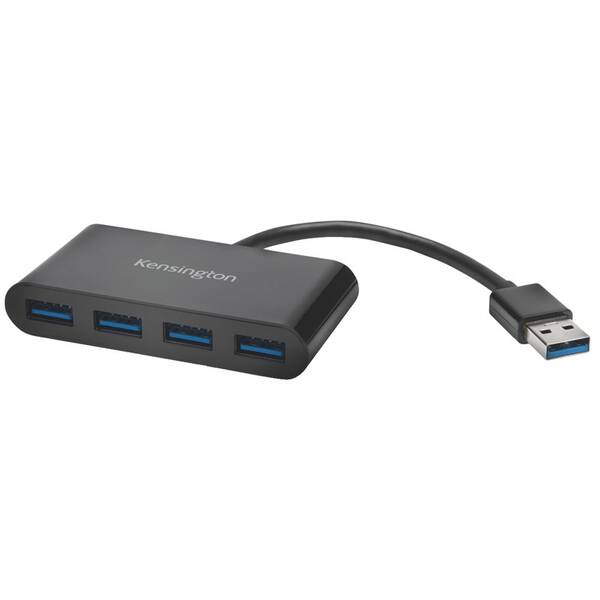 USB Hub KENSINGTON USB 3.0/4x USB 3.0 černý

