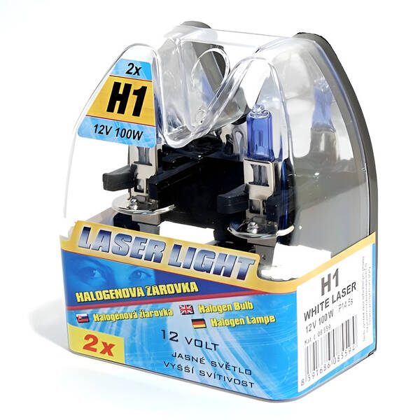 Autožárovka Compass 12 V H1 100W WHITE LASER (2 ks) 

