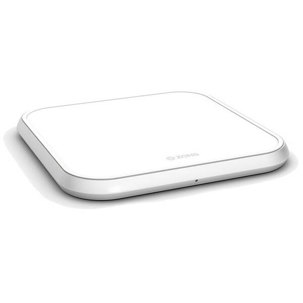 Bezdrátová nabíječka ZENS Aluminium Single 10W bílá

