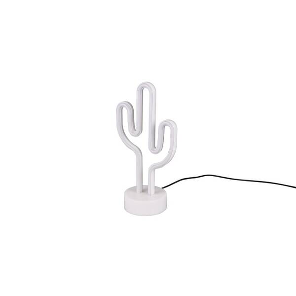 Stolní lampička Reality CACTUS Table lamp bílá

