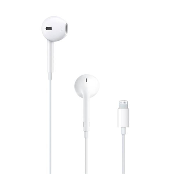 Sluchátka Apple EarPods Lightning bílá

