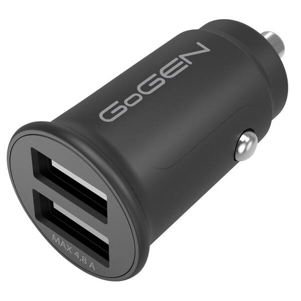 Adaptér do auta GoGEN CH 23, 2x USB 4,8A max (2x2,4A), max. 24W 

