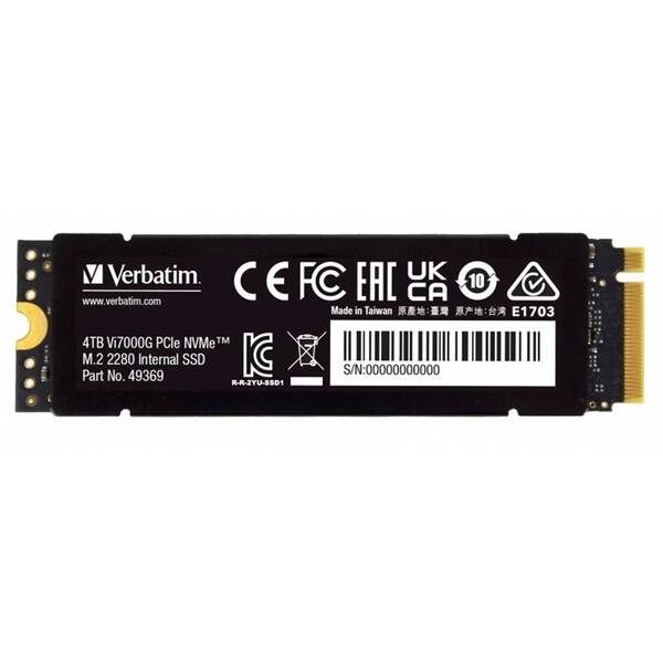 SSD Verbatim Vi7000G 4TB NVMe 

