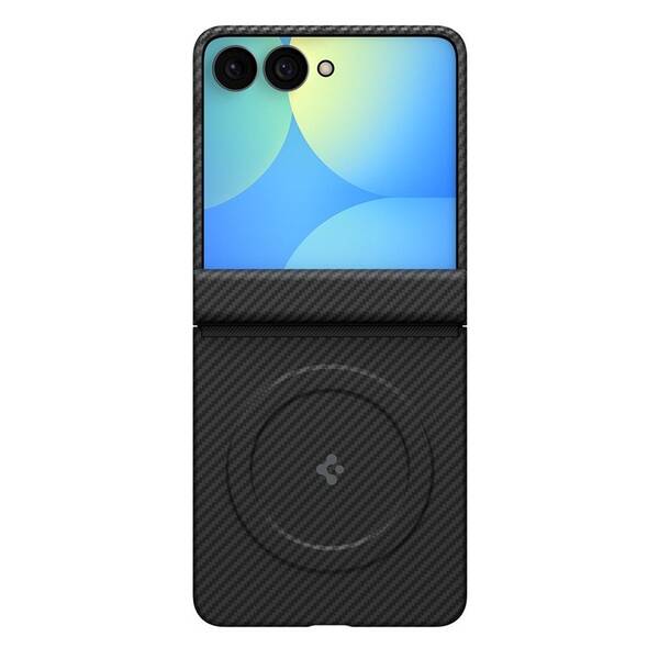 Kryt na mobil Spigen Air Skin Aramid MagSafe na Samsung Galaxy Z Flip 8 černý

