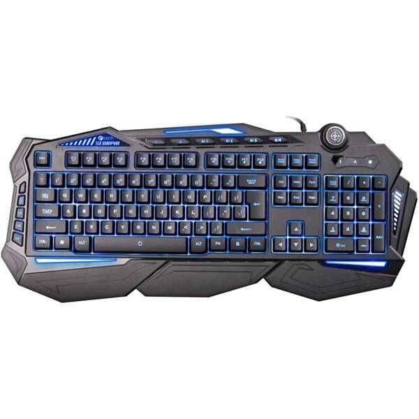 Klávesnice C-Tech Scorpia (GKB-107), CZ/SK černá

