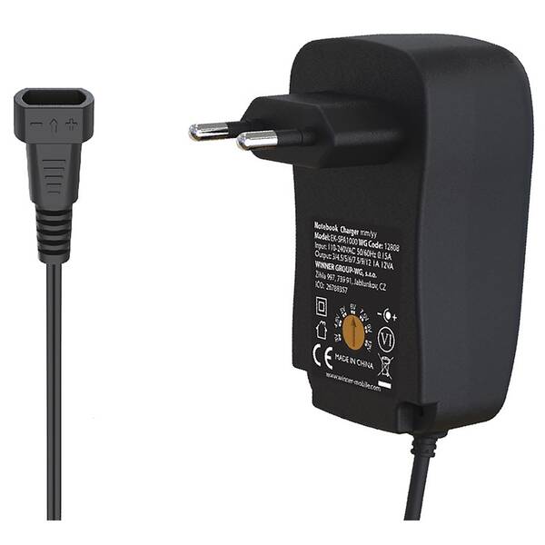 Napájecí adaptér WG univerzální + 13 adaptérů černý

