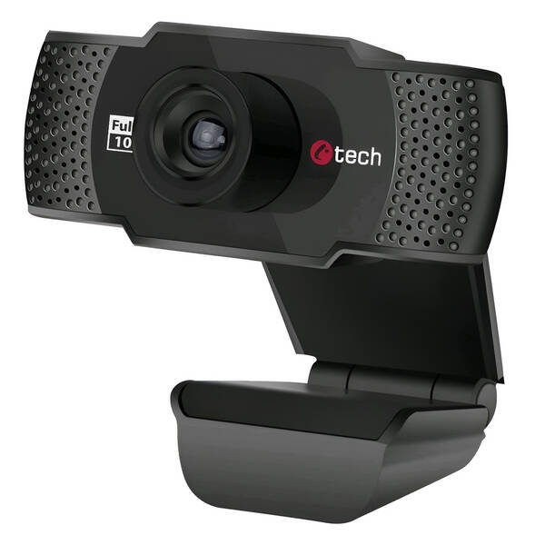 Webkamera C-Tech CAM-11FHD, 1080p černá

