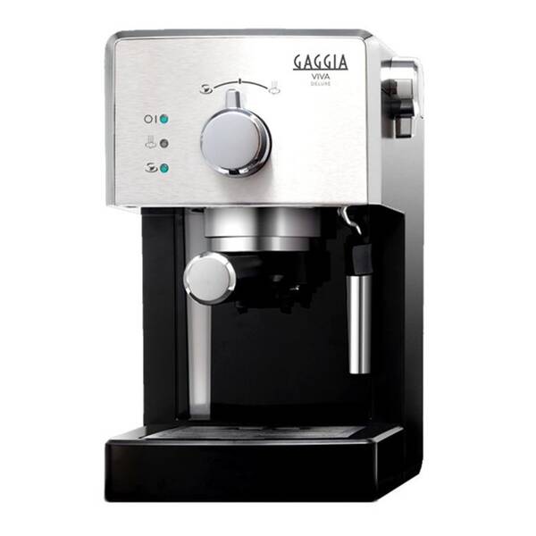 Espresso Gaggia Deluxe černé/chrom

