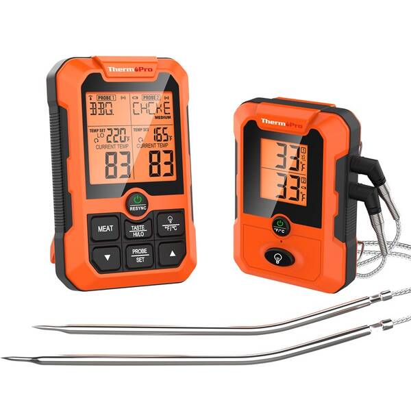 Teploměr do masa ThermoPro TP-810 oranžový

