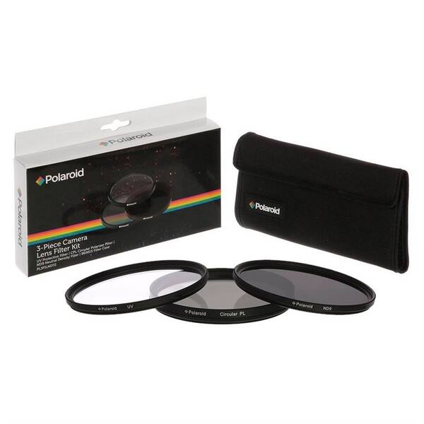 Filtr Polaroid (UV MC, CPL, ND9) set 3ks, 77 mm 

