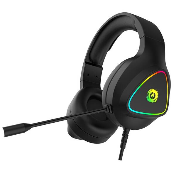 Headset Canyon Shadder GH-6, RGB podsvícení, USB + 3,5mm jack, 2m kabel černý

