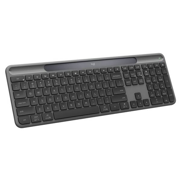 Klávesnice Logitech Signature Slim Solar+, US šedá

