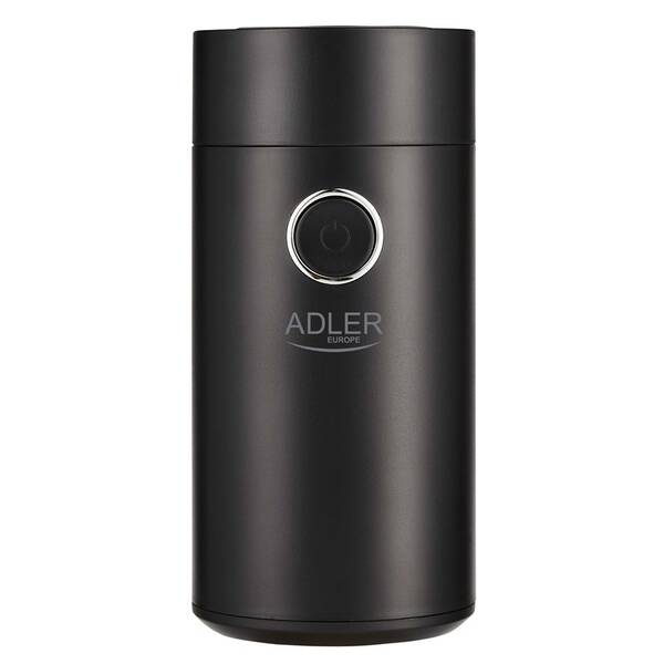 Kávomlýnek Adler AD4446bs černý/stříbrný

