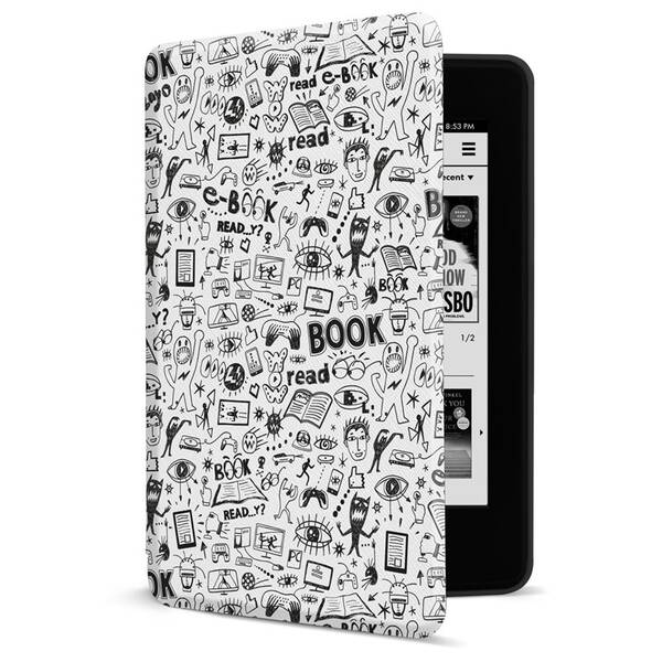 Pouzdro pro čtečku e-knih Connect IT Doodle pro Amazon Kindle Paperwhite 4 (2018) bílé

