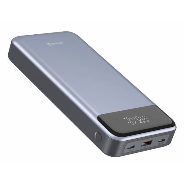 Powerbanka Swissten 30000 mAh, 133W PD šedá

