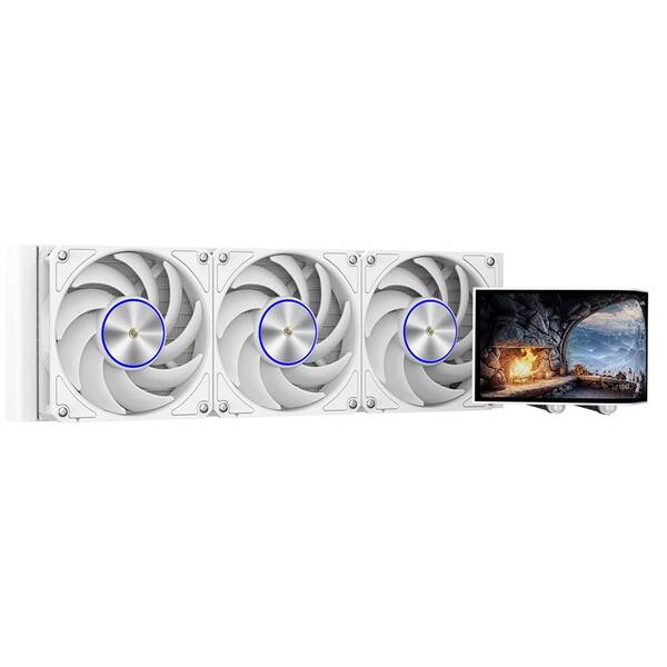 Vodní chladič KRUX HydroArc 360 White bílý

