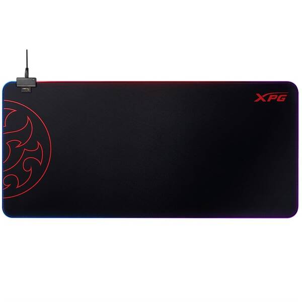 Podložka pod myš ADATA XPG BATTLEGROUND XL PRIME, RGB, 90 x 42 cm černá

