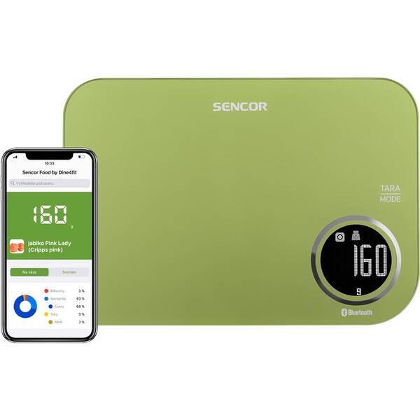 Kuchyňská váha Sencor SKS 7070GG s Bluetooth 

