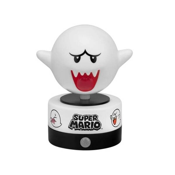 Dekorativní LED Paladone Super Mario, Boo, PIR černé/bílé

