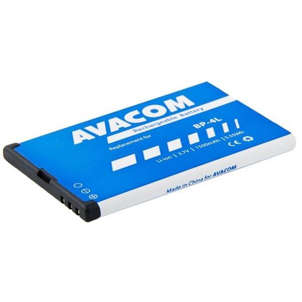 Baterie Avacom pro Nokia E55, E52, E90, Li-Ion 3,7V 1500mAh (náhrada BP-4L) 

