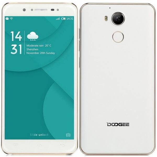 Mobilní telefon Doogee F7 zlatá barva
