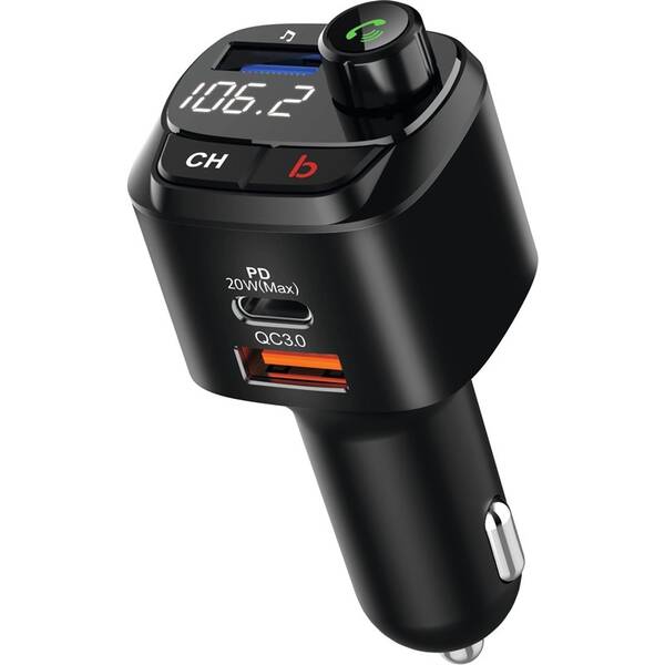 FM Transmitter TechniSat DIGICAR 200 BT černý

