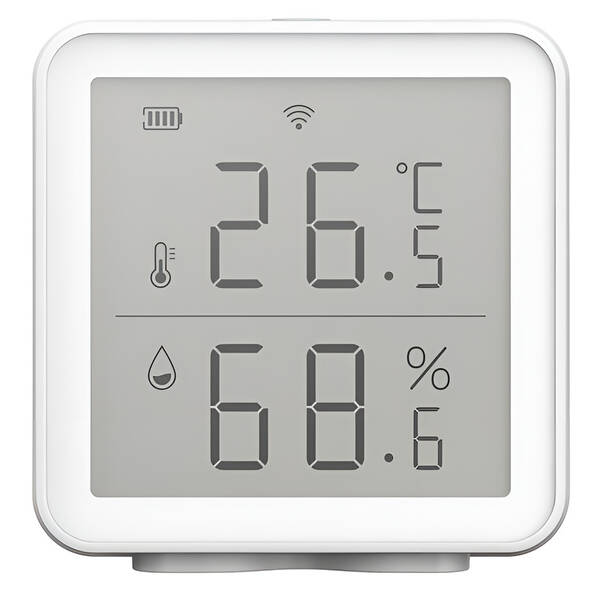 Senzor iQtech SmartLife TH01 Wi-Fi Senzor teploty a vlhkosti s displejem 

