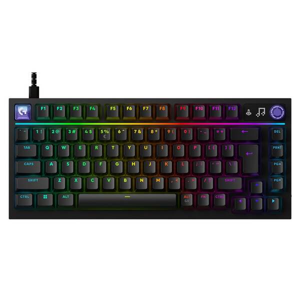Klávesnice Logitech G316 X 75 - US INT'L layout černá

