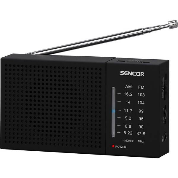 Radiopřijímač Sencor SRD 1800 černý

