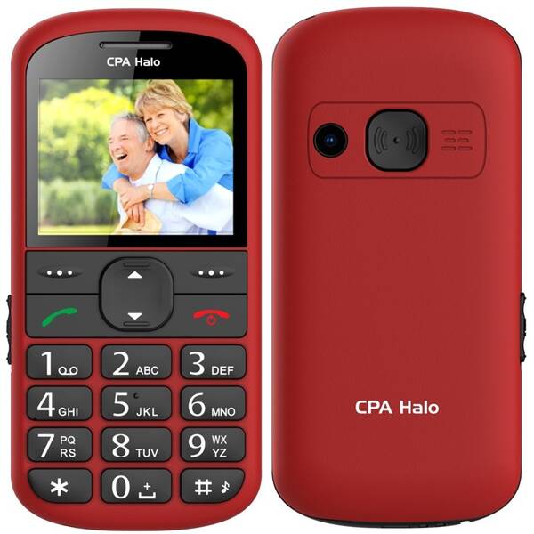 Mobilní telefon CPA Halo 21 Senior červený

