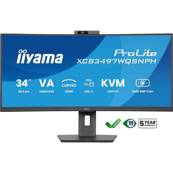 Monitor IIYAMA ProLite XCB3497WQSNPH-B1 černý

