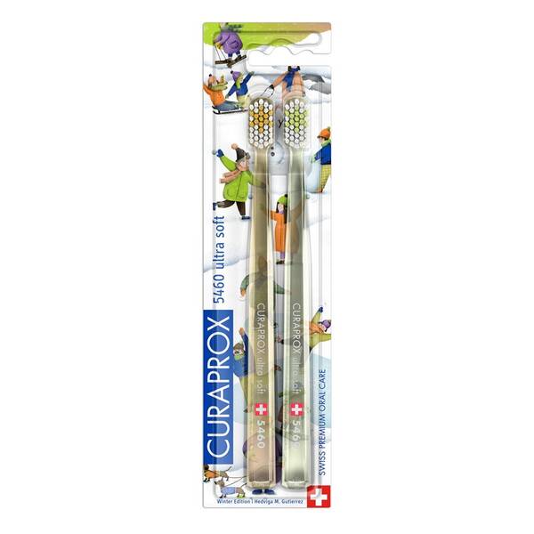 Sada zubních kartáčků CURAPROX CS 5460 Duo WINTER 2024 Edition (2 ks) 

