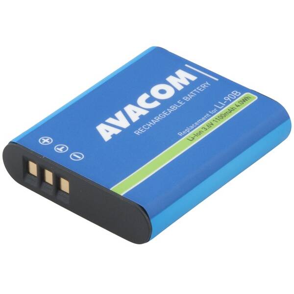 Baterie Avacom Olympus LI-90B, LI-92B Li-Ion 3.6V 1100mAh 4Wh modrá

