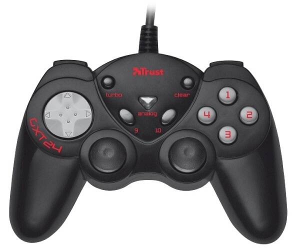 Gamepad Trust GXT 24 Compact pro PC černý/šedý

