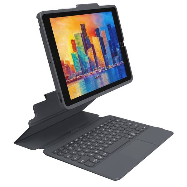 Pouzdro na tablet s klávesnicí ZAGG Pro Keys s trackpadem na Apple iPad 10.2“ EN černé

