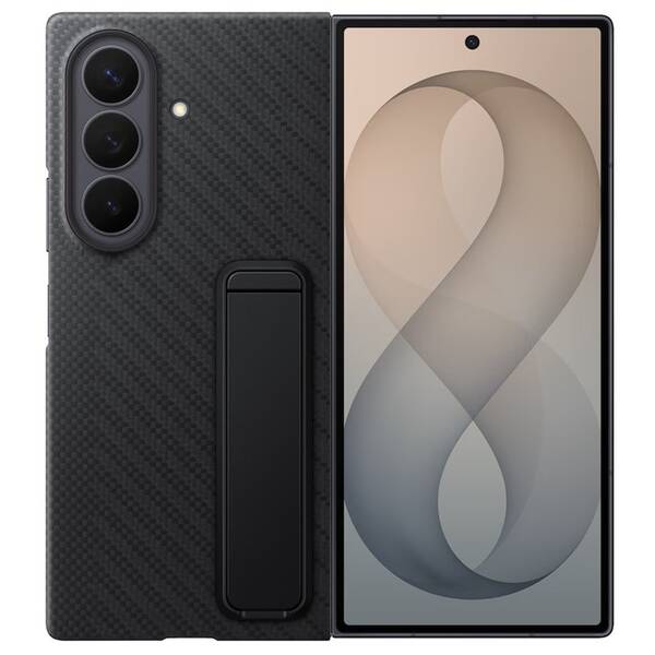 Kryt na mobil Samsung Carbon Standing na Samsung Galaxy Z Fold 8 Ultra černý


