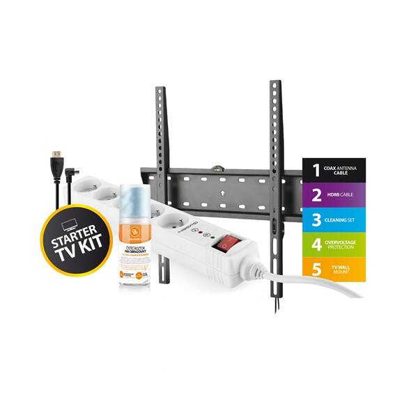 Přepěťová ochrana GoGEN TV STARTER KIT 2 bílá

