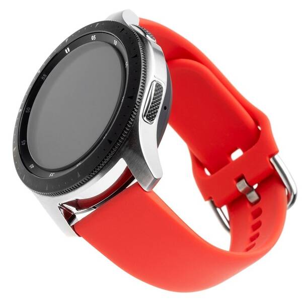 Řemínek FIXED Silicone Strap 22mm na smartwatch červený

