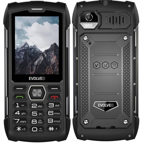 Mobilní telefon Evolveo StrongPhone H1 černý/šedý

