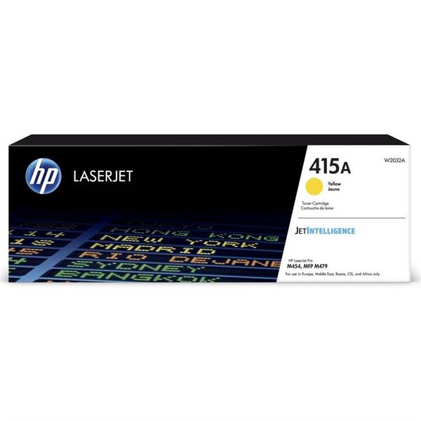 Toner HP 415A, 2 100 stran žlutý

