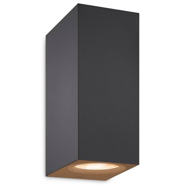 Nástěnné svítidlo WiZ Up and Down Wall Spotlight 2x5W, RGB černé

