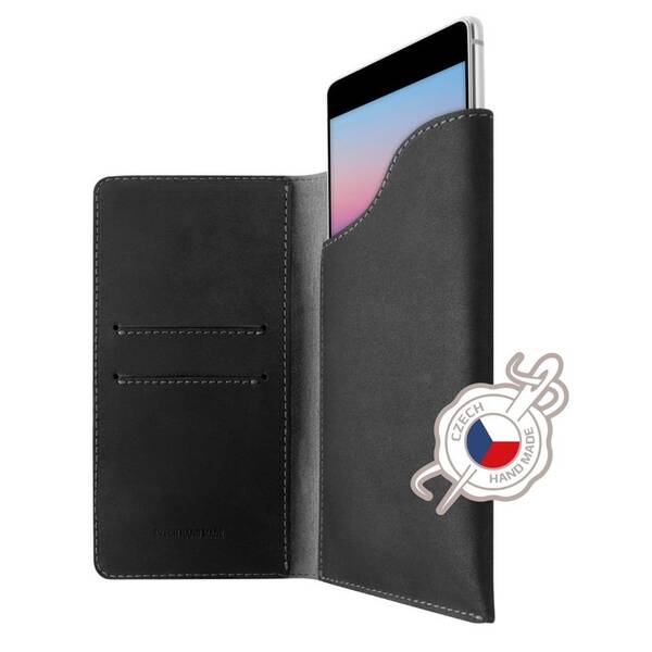 Pouzdro na mobil flipové FIXED Pocket Book na Apple iPhone XR šedé

