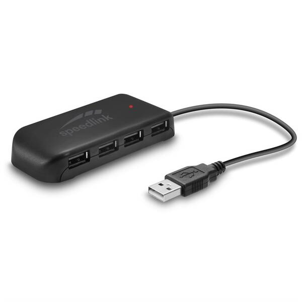 USB Hub Speed Link Snappy Evo USB 2.0 / 7 x USB 2.0, aktivní černý

