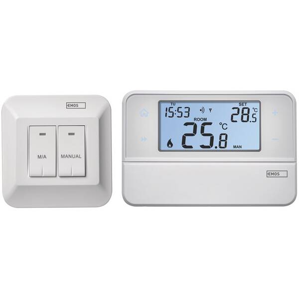 Termostat EMOS pokojový, programovatelný, bezdrátový, OpenTherm, P5616OT 

