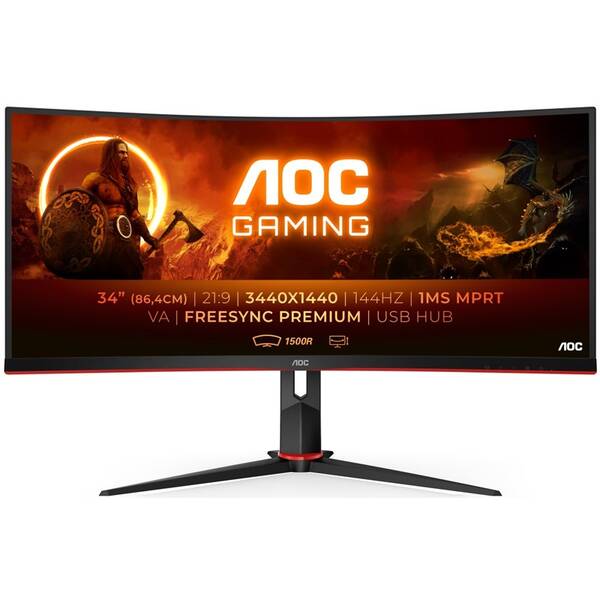 Herní monitor AOC CU34G2X 

